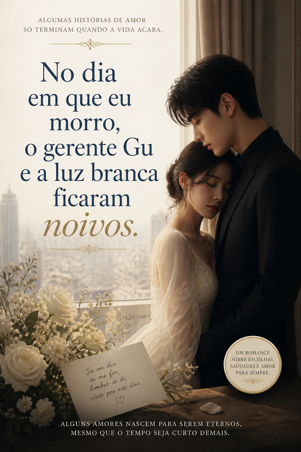 No dia em que eu morro, o gerente Gu e a luz branca ficaram noivos.